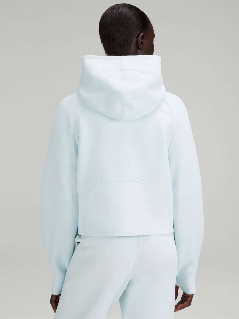 103. Lululemon Scuba Oversized Half-Zip Hoodie Powder Blue XS-S - Picture 2 of 12